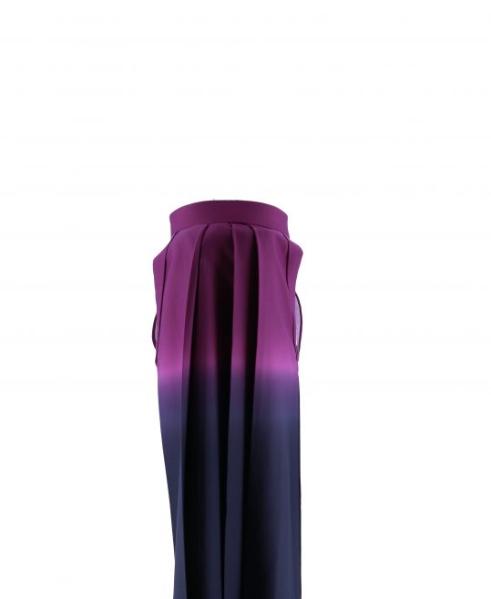 卒業式袴単品レンタル[無地]赤紫×紫ぼかし[身長156-160cm]No.205